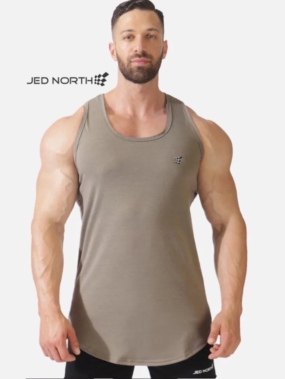 Jed North Tank Top Small Gently worn 95% cotton/5% spandex Open seam neckline